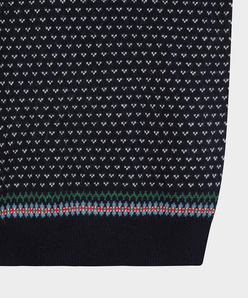 BROOKS BROTHERS Alpaca Holiday Pattern Sweater (Multi) (Bbwrmm39417Ew)
