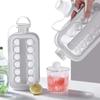 Portable Silicone Ice Ball Maker Kettle Creative Ice Cube Mold Kitchen Bar Gadgets Ice Hockey Lattice Making Tool Kettle 6