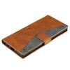 For Xiaomi Redmi 15 5G (Global) (169mm) Leather Case Splicing Stitching Wallet Phone Cover with Wrist Strap