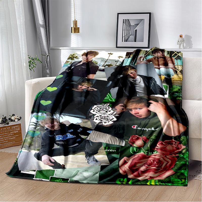 3D Sam and Colby XPLR Boys Soft Flannel Blanket for Bed Bedroom Sofa Picnic,Throw Blanket for Cover Outdoors Leisure Gift Kids