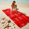 1Pc Christmas Reindeer Beach Towel Quick Dry Multiuse For Beach Pool Gym Yoga Home Travel Christmas Halloween Xmas Gift S1205