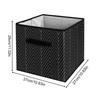 1pc Cube Storage Bins for Clothes Foldable Fabric Closet Storage with Handles Bedroom Wardrobe Organizing Container for Tops