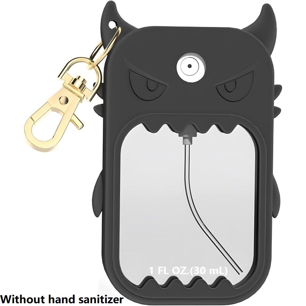 

Silicone Case for Touchland Hand Sanitizer Spray 30ML , Hand Sanitizer Case Holder with Keychain, Protective Cover Accessories чёрный