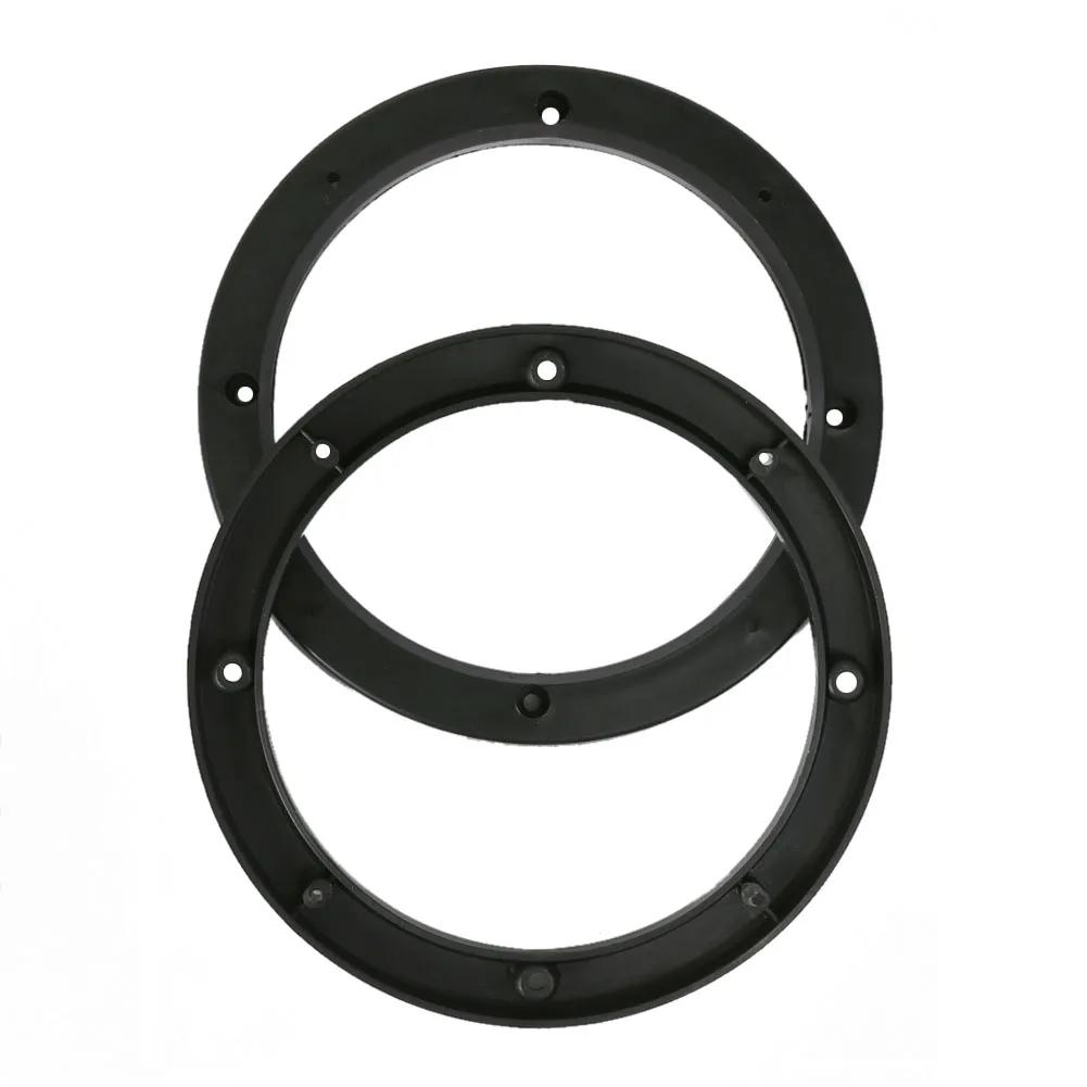 2Pcs Speaker Spacer Pad Adapter 6.5 Inch Plastic Fitting Audio Anti-Slip Autoradio Speaker Pakking Spacers for Auto Accessoires