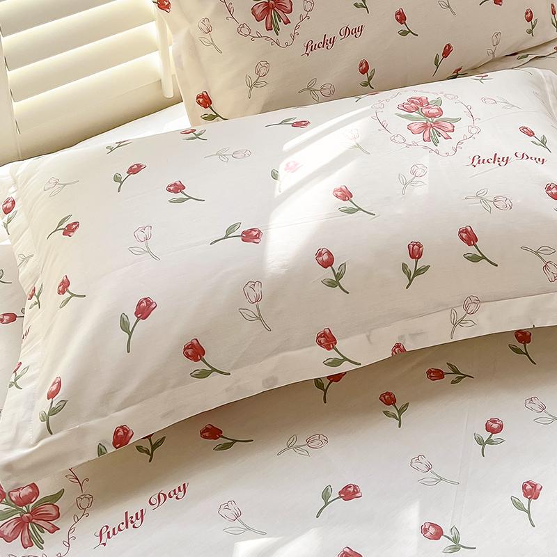 100% Baumwolle Kissenbezug Set - Zwei Stück: Einzeln 40x60cm, Extra Groß 48x74cm, Kernbezug 50x80cm