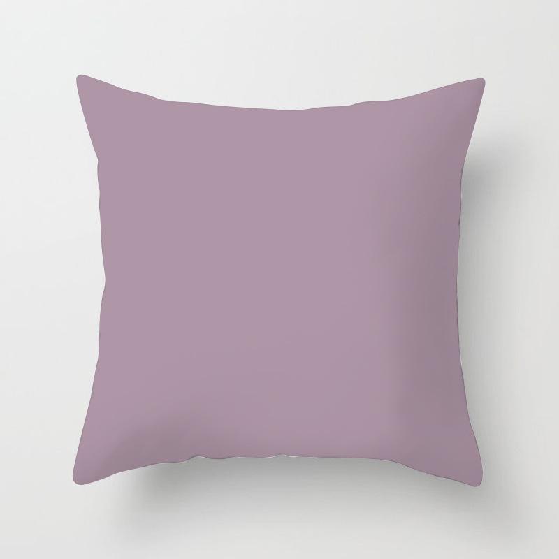 Modern Simple Solid Color Double-Sided Printed Pillow Cover Pillow Core Home Sofa Cushion Pillow Cover Premium