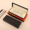 Set Regalo Penna Stilografica Nera con Scatola Flip-top Stampata con Logo