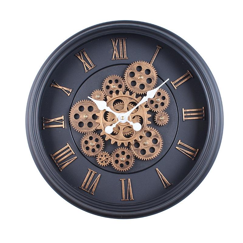 

Ностальгические Ретро Шестеренки Круглые Настенные Часы Гостиная Настенные Украшения Часы Антикварный Стиль Многофункциональные Креативные Художественные Часы 43Cm retro gear wall clock [style 7]