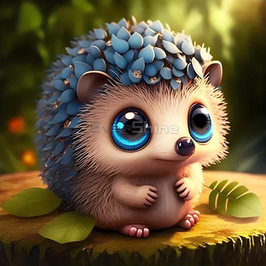 EverShine 5D DIY Diamond Painting Tiger Cat Rhinestone Pictures Mosaic Animal Cross Stitch Kit Embroidery Cartoon Wall Stickers