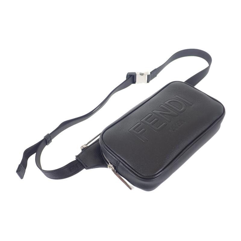 FENDI  7VA605-0AMAC body bag black leather mens