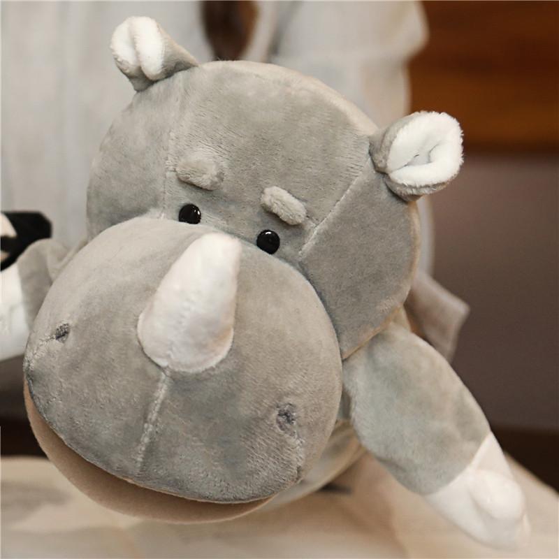 Cute Animal Hand Puppet Toy Gloves Open Mouth Can Move Dinosaur Lion Wolf Doll Tiger Children'S Gift