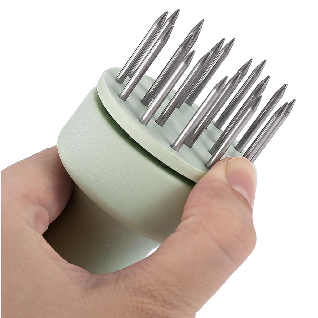 Steak Tenderizer Tool Meat Inserting Needle Chicken Chop Meat Loosening Needle Hammer Tool For Uniform Tenderizing