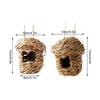Creative Natural Hay Bird House Parrot Hatching Outdoor Garden Hanging Hatching Breeding House Nest Weaved Hanging Pet Bedroom