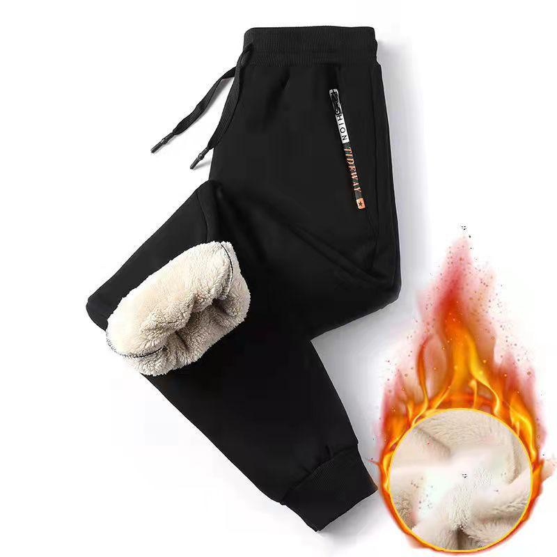 

Осень Зима Мужские Толстые Теплые Флисовые Спортивные Штаны Мужские Джоггеры Спортивная Одежда Повседневные Тренировочные Штаны Большой Размер 8XL XS чёрный