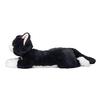 Sun Lemon Lap Cat Plush Animal Small P-6242 Black and White Cute Cat 13 X 36 X 15cm