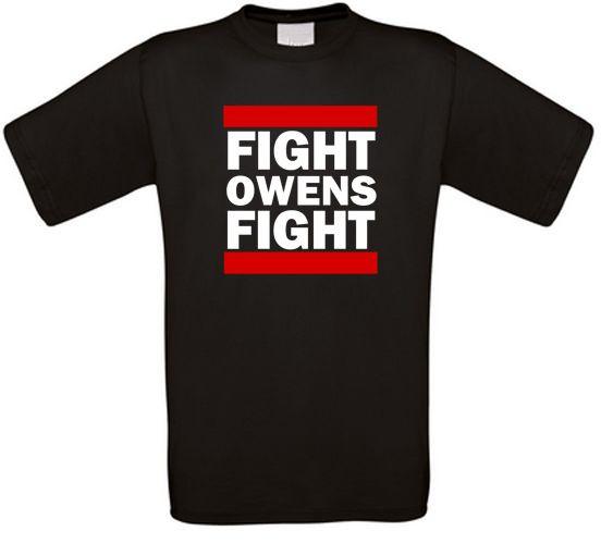 Fight Owens Fight Wrestling Fanmade T-Shirt S