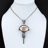 Scolecite Pendant Copper Wire Wrapped Pendant Scolecite Jewelry Handmade Copper Pendant Natural Gemstone Jewelry Wire Wrap Pendant For Gift