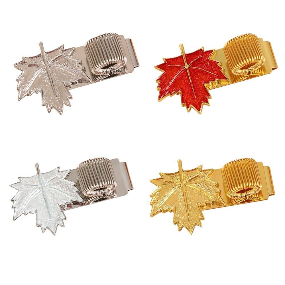 Metal Spring Pen Clips Bookmark Pen Loop Holder Cute Pencil Holder Stationery Supplies