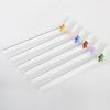 Flower Glass Straw Reusable Drinking Straws Cute Straw For Festival Party Wedding Cocktail Bar Beachs