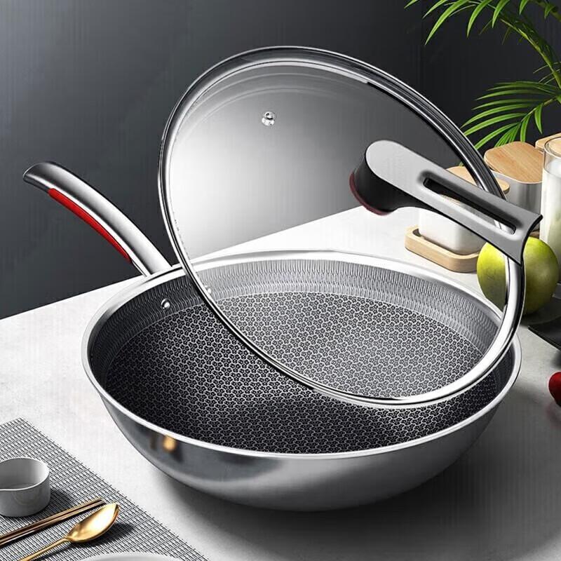 KOBACH 316L Stainless Steel Non-stick Wok