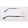 RSINC RimLess frame/eyeglass/Spectacle, Optical, Metal For Men And Women,  Play Gold Silver Black 3120 53-18-145 (IB-2) M1