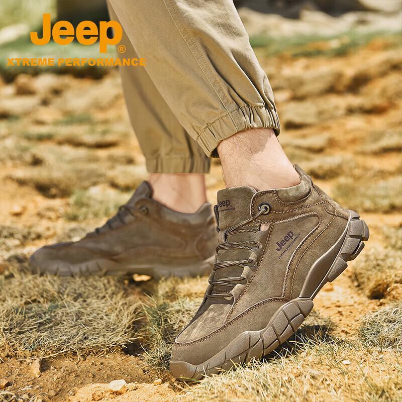 Jeep Men's Warm Anti-Slip Outdoor Hiking Shoes