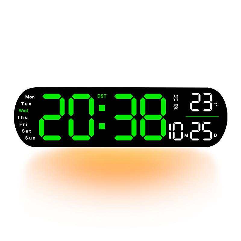 Multifunctional LED Digital Wall Clock with Large Screen and Timer for Living Room