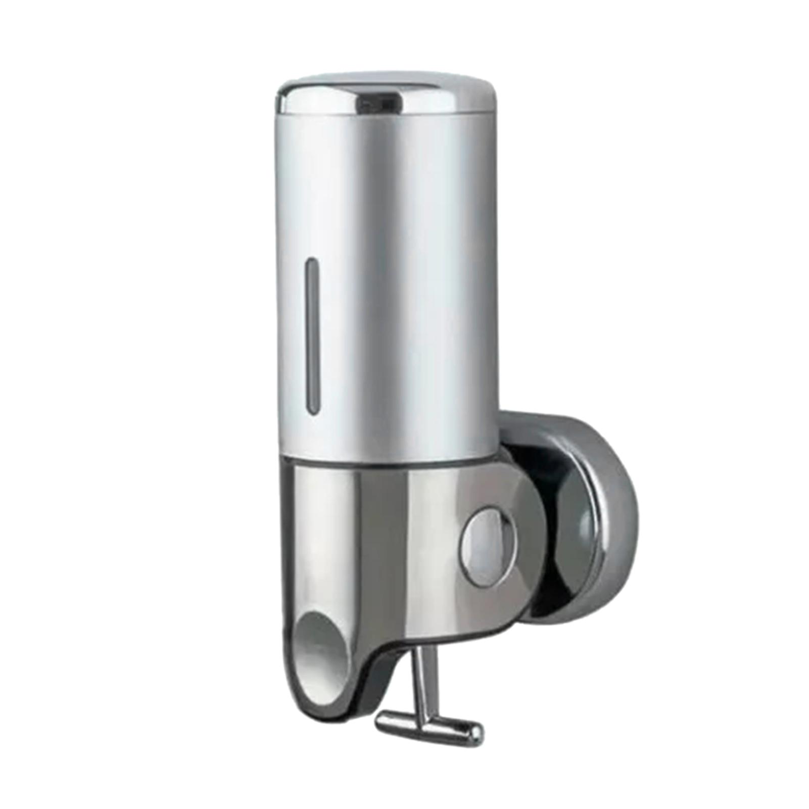 

Настенный дозатор мыла ручной с рычагом типа Т, ручной дозатор шампуня, кондиционера для душа 500 мл белый