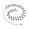 Modern Belly Dance Waist Chain With Water Crystal Dangle For Women