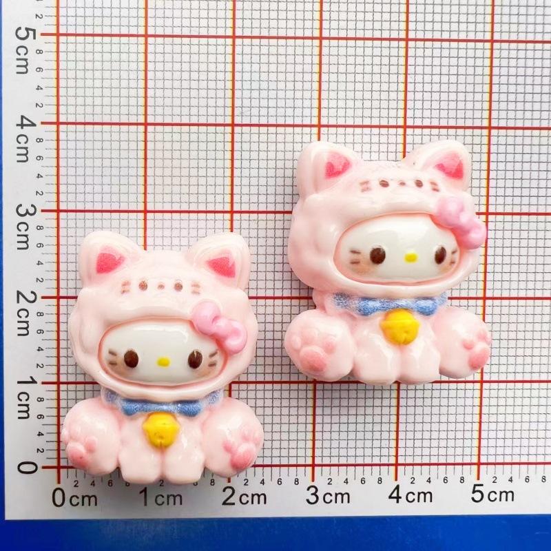 24/120PCS Cartoon DIY Resin Accessories, Cute Hats, Bells, Cream Glue Handmade Hair Clips, Phone Cases, Accessories