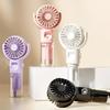 Portable hand-held spray fan with humidifier -4-speed adjustment, USB charging small fan, suitable for office or travel