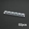 MOC Transparent Bulk Bricks 1x1 2x4 1x4 Clear Building Block Wall Panels and Baseplates