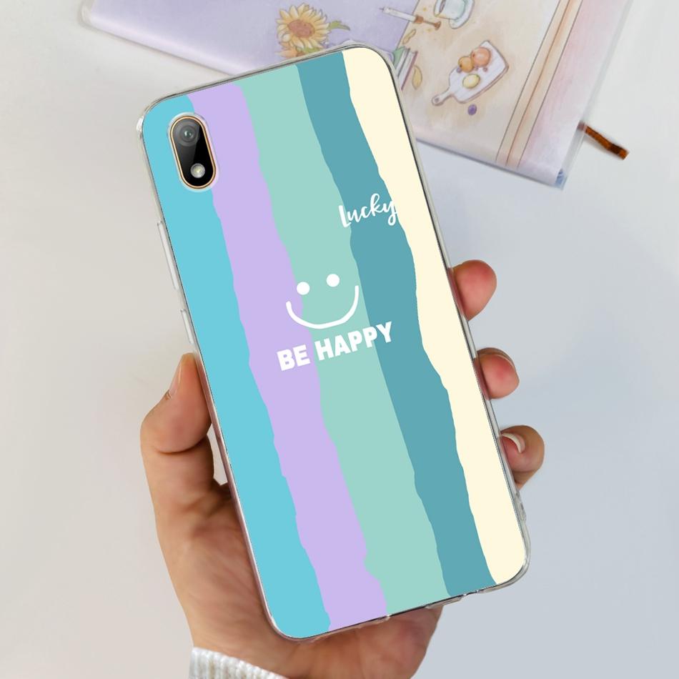 For Huawei Y5 2019 Phone Case Huawei Y5 (2019) AMN-LX9 LX1 LX2 LX3 Fashion Painted Soft Silicone TPU Slim Back Cover