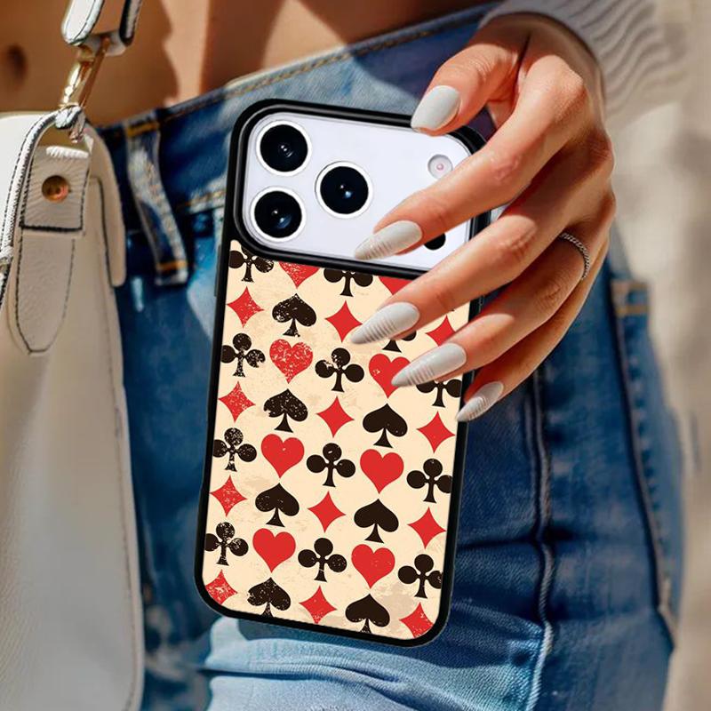 CASINO PLAYING CARD COLLECTION Phone Case For iPhone 17 Air 14 15 13 12 Max Cover For Apple 14 15 16 16e 11 Pro Max Plus Coque