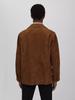 Men's Brown Genuine Soft Suede Handmade Leather Shirt New Stylish Casual Fashionable