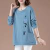 Sweatshirt for Women Cotton Oversize Loose Round Neck Casual Pullover Long Sleeve Top Sweatshirt