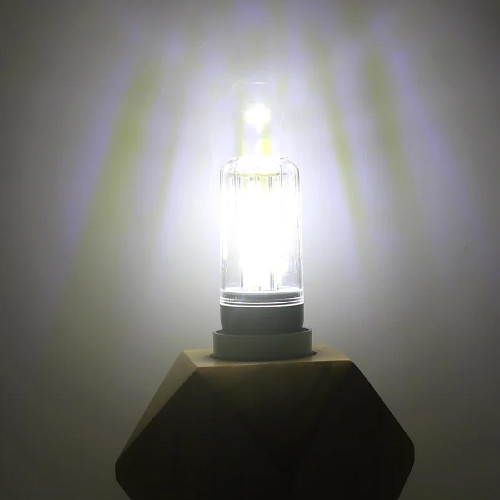 

AC 85-265 В 110 В 220 В без мерцания супер яркие настольные лампы для дома 360° освещение 12 Вт 16 Вт E27 E14 E12 E26 B22 светодиодные лампочки COB кукурузные 12W&E26 холодный белый