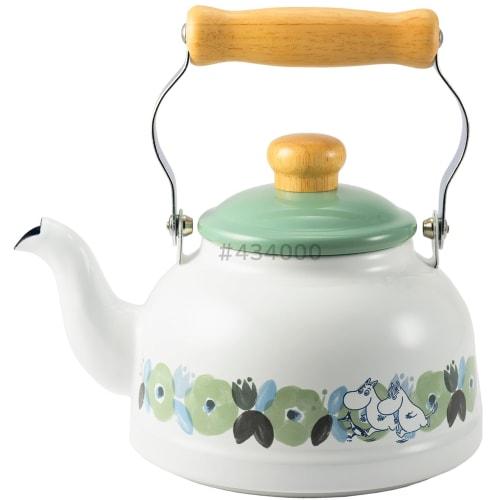 Fuji Enamel Moomin Flower Garden 1.6L Kettle MTH-1.6K