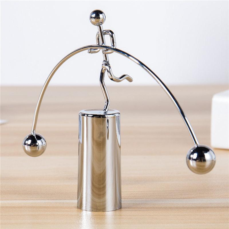 

Weightlifter Kinetic Art Table Science Decoration For Household Workspace Fidget Toys Adults And Kids Objet Satisfaisant Anti Stress Gifts