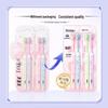 Shuke Cherry Blossom Soft Bristle Couple Toothbrush, 4-Pack