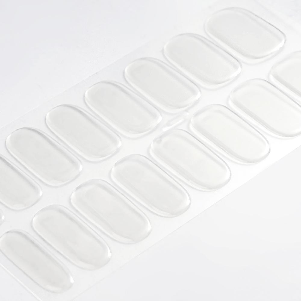 

Водонепроникні наклейки для нігтів з напівполімеризованого УФ-гелю другого покоління - Повне покриття, Стійкий кремовий стиль