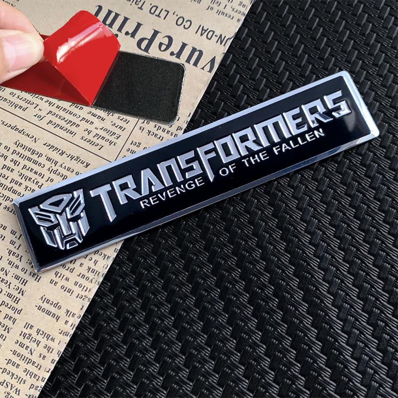 Autobots Badge Decepticons Logo Aluminum Alloy Stickers Transformation Toys Emblem Decal Phone Decoration Mobile Accessories 3D Kid Friendly