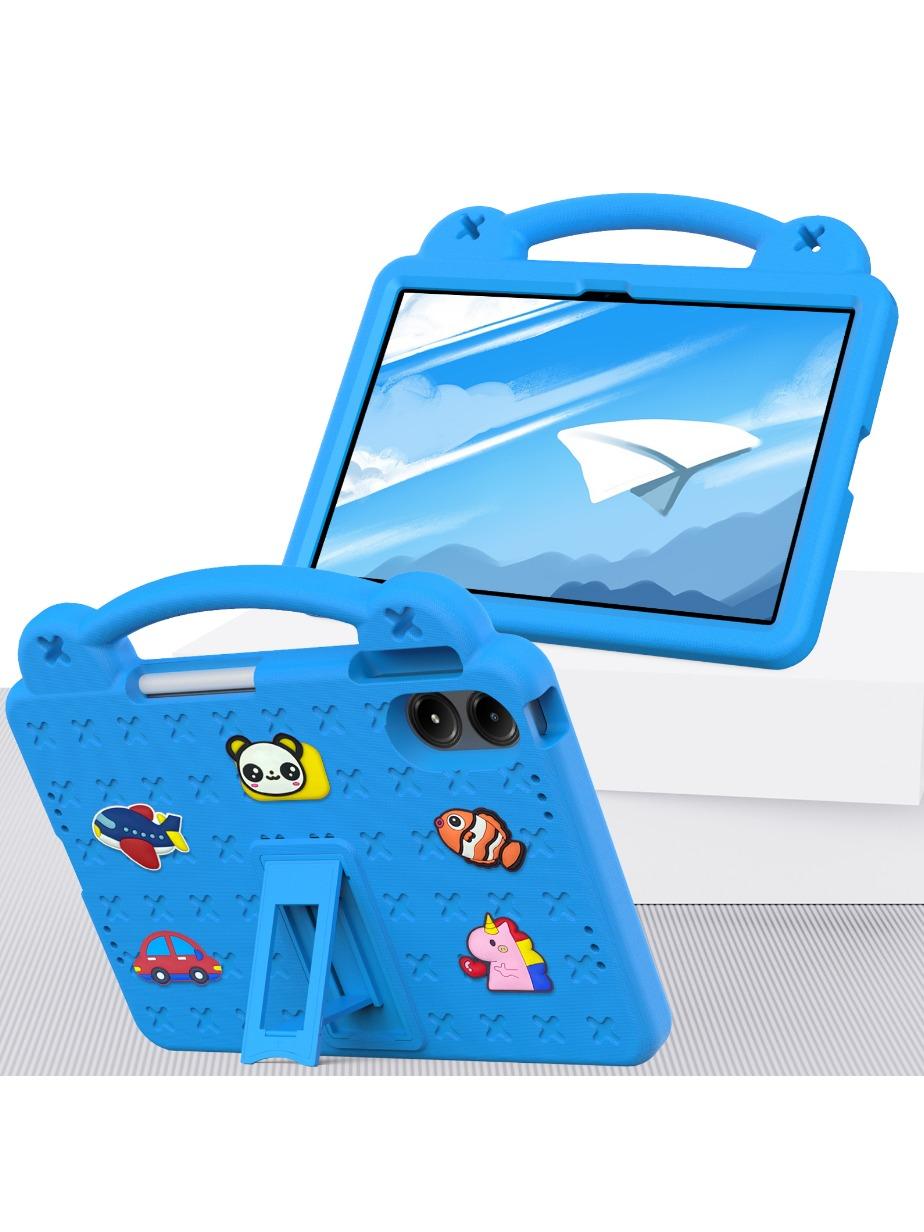 

Чохол-підставка Kids Safe EVA для Xiaomi Redmi Pad Pro 12,1 дюйма 2024, протиударний чохол для планшета з ручкою для дітей із слотом для ручки Redmi Pad Pro 12.1 світло-синій колір