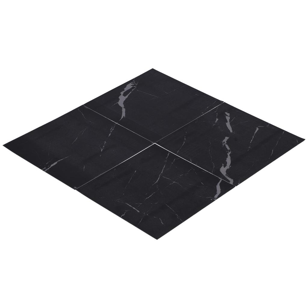 Adesivo de PVC espesso para azulejos, 4 peças, à prova d'água, autoadesivo, para piso, cozinha e banheiro(30x30cm