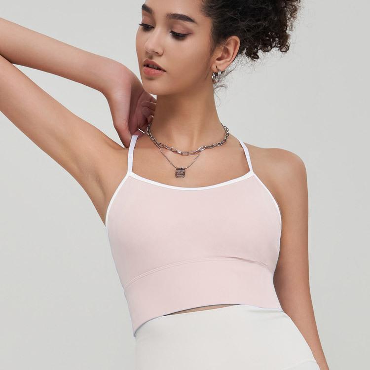 Женский спортивный бюстгальтер весна-лето в двух тонах — фото 4