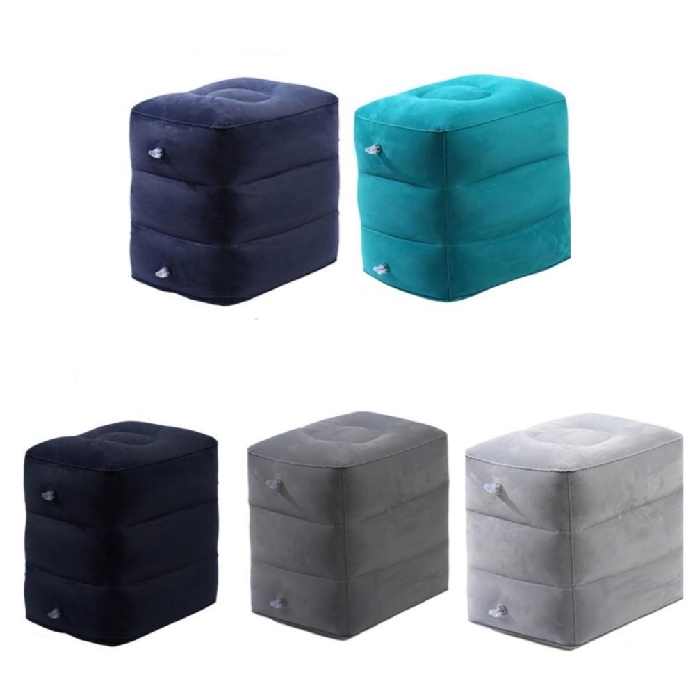 Foot Relax Inflatable Footrest Comfortable Seat Cushion Compact Leg Cushion Pillow Car Travel