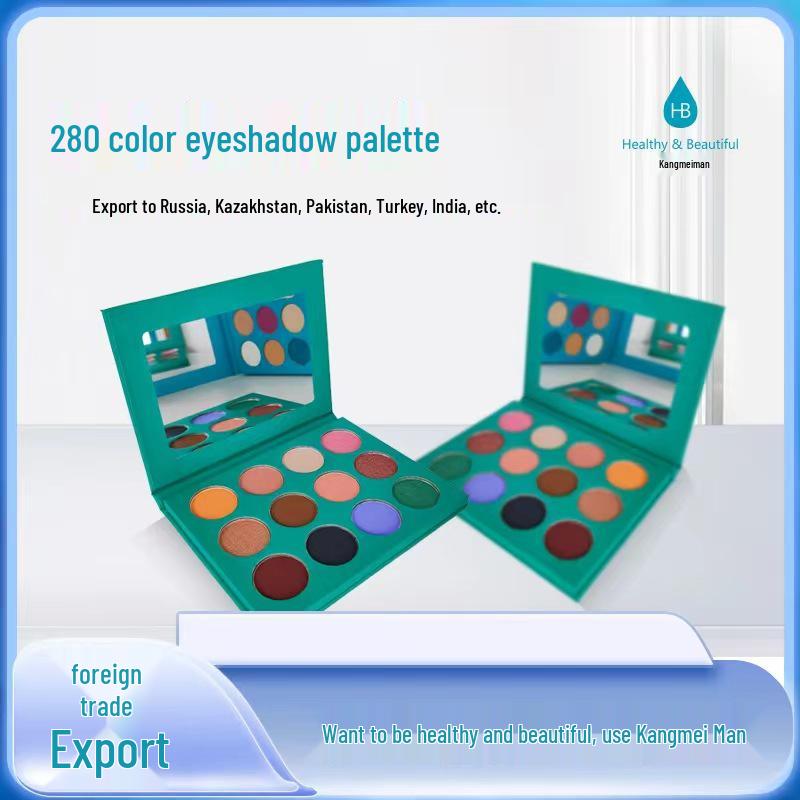 

Luxury 12-Color Eyeshadow Palette for Multicultural Use