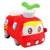 Children's car toy police car plush ornament throw pillow doll gift fire engine baby soothing doll
