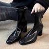 Fashion 2025 New Casual and Comfortable Women Short Ankle Boots Elegant High Heels Shoes Winter Pumps Goth Designer Fad Chunky Boots