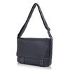 Doubles Crossbody Genuine Leather Shoulder A4 Navy Men's Bag, Size, VWE-1926,